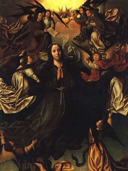 FERNANDES, Vasco Assumption of the Virgin  dfg Norge oil painting art